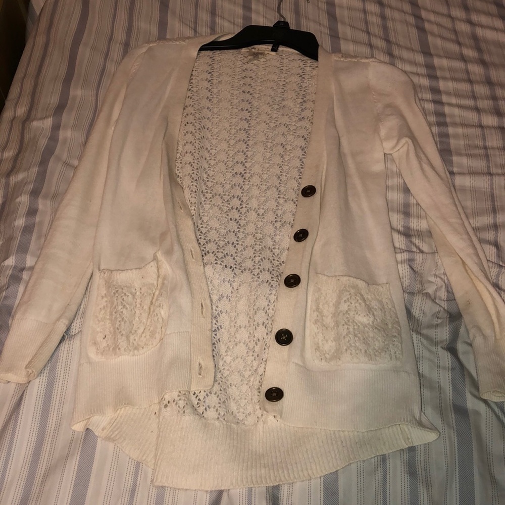 White Cardigan